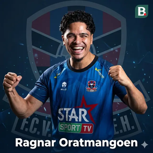 Ilustrasi Ragnar Oratmangoen di klub Belgia, FCV Dender. (Bola.com/Gemini)