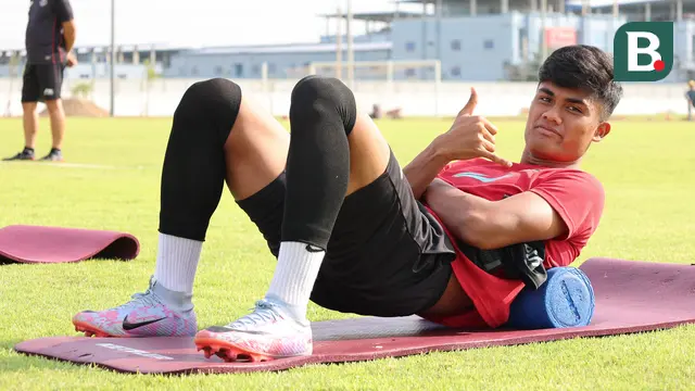 Foto: Full Senyum Skuad Timnas Indonesia U-22 dalam Sesi Latihan Jelang Hadapi Timor Leste pada Laga Ketiga SEA Games 2023