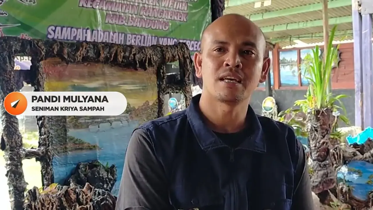 Pandi Mulyana, perajin limbah diapers