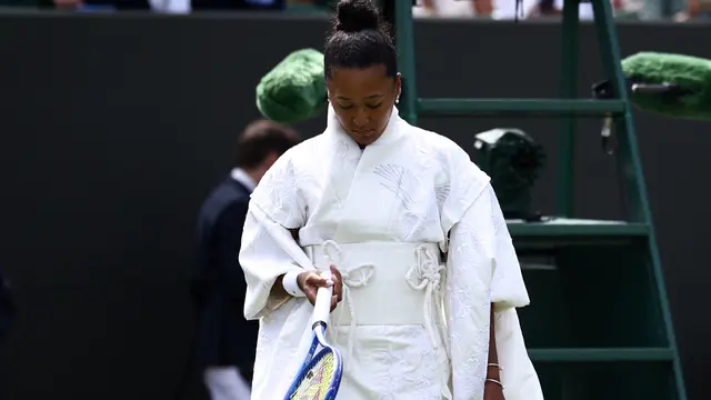 Naomi Osaka Buka Aksi di Wimbledon dengan Gaun Daur Ulang Kimono