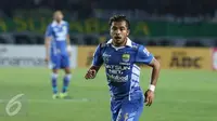 Penyerang Persib Bandung Zulham Zamrun (Liputan6.com / Helmi Fithriansyah)