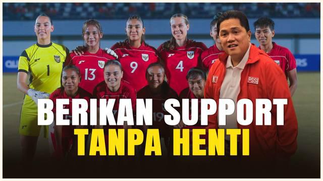 Ketua Umum PSSI Erick Thohir menilai Timnas Indonesia Putri telah tampil bagus meski ia menyayangkan skuad Garuda Pertiwi kalah dari Pakistan.