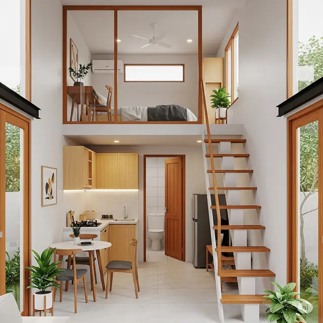 Konsep Loft atau Mezzanine
