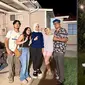 Potret Putri Ariani dinner bareng di rumah Uya Kuya di Amerika. (Sumber: Instagram/astridkuya/king_uyakuya)