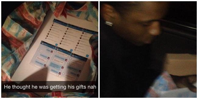 Kado spesial untuk pacar yang selingkuh. | Foto: copyright uproxx.com