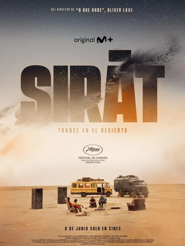 Poster film Sirat. (Foto: Dok. KlikFilm)