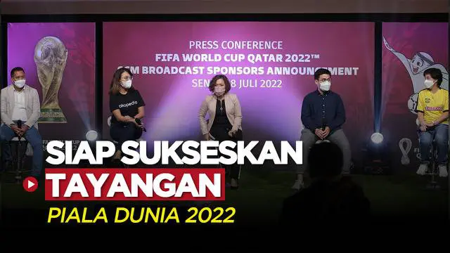 Berita Video SCM Mendapatkan Empat Sponsor Besar Untuk Penyelenggaraan Piala Dunia 2022