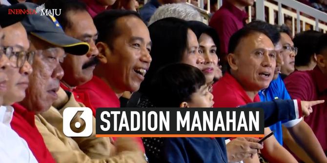 VIDEO: Malam Minggu, Jokowi Ajak Jan Ethes Nonton Persib Vs Persis