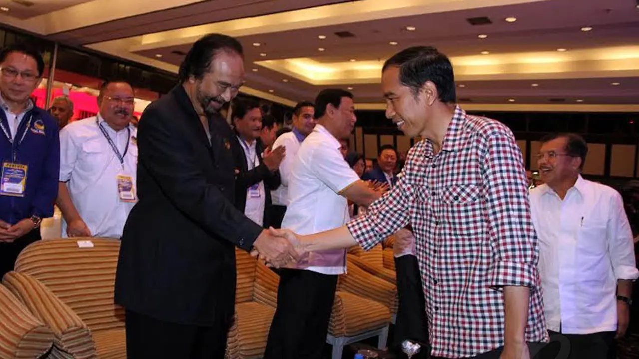 Banjir Petinggi Partai Politik di Rakernas Partai Nasdem 