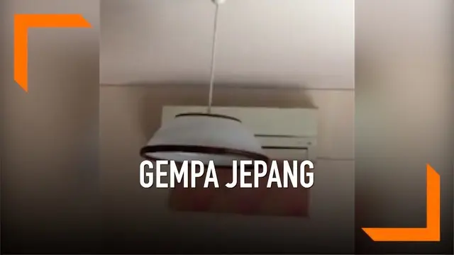 VIDEO: Detik-Detik Gempa Magnitudo 6,3 Guncang Jepang