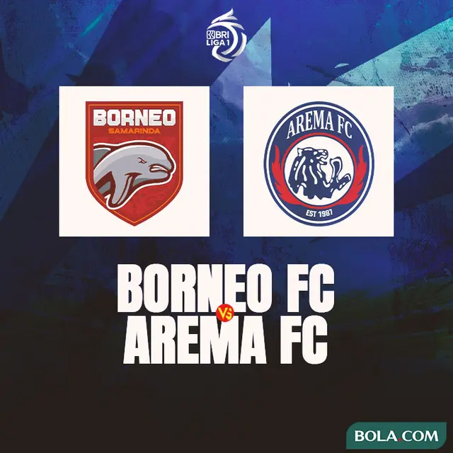 Liga 1 - Borneo FC Vs Arema FC