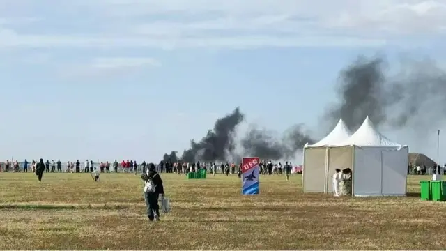 Arena Changchun Air Show 2025 yang tetap digelar meski insiden eVTOL terjadi saat latihan tertutup. (CarNewsChina)
