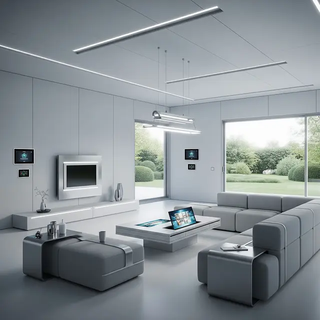 Rumah Sederhana dengan Interior Futuristik ala Tren 2025