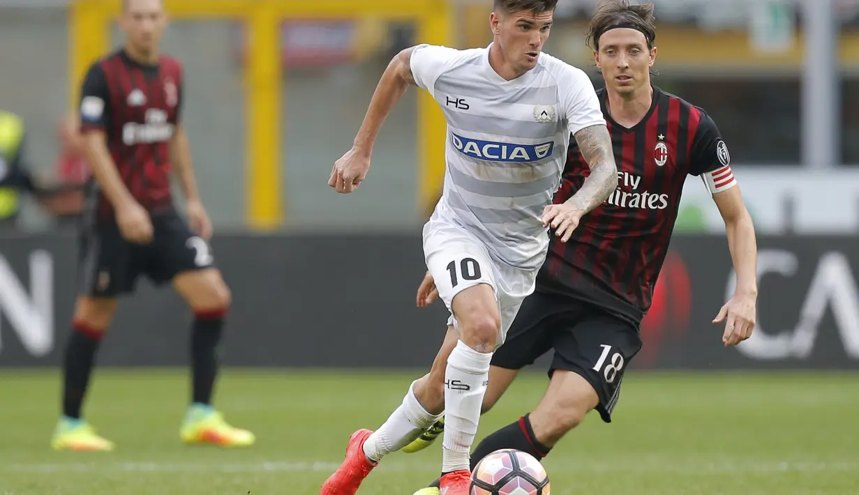 7. Rodrigo de Paul (Udinese) - 6 gol dan 3 assist (AFP/Marco Bertorello)
