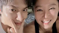 Lee Min Ho bikin heboh pencinta drama saat mengunggah foto-foto bareng aktris cantik yang juga seniornya, Gong Hyo Jin. (Instagram/actorleeminho)