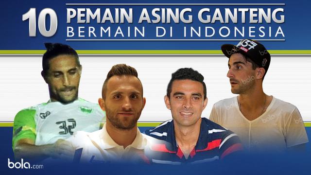 10 Pemain Asing Ganteng Bermain di Indonesia
