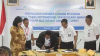 Bandara Sam Ratulangi Tanda Tangani Maklumat Pelayanan