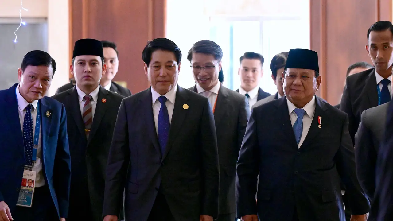 Presiden RI, Prabowo Subianto menggelar pertemuan bilateral dengan Presiden Republik Sosialis Vietnam, Luong Cuong, di Lima, Peru, Jumat, 15 November 2024 (Muchlis Jr - Biro Pers Sekretariat Presiden)