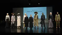Usung Tradisi Luwur, Koleksi Terbaru Siswi SMK NU Banat Tampil Memukau di Jogja Fashion Week 2021