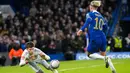 Tiga gol kemenangan Chelsea dilesakkan Nicolas Jackson pada ke-15, Mykhailo Mudryk (37) dan Conor Gallagher (90). (AP Photo/Kirsty Wigglesworth)