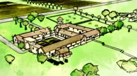 OTW OTW Sebuah vila Romawi kuno berusia 1400 tahun ditemukan terkubur di belakang halaman rumah.