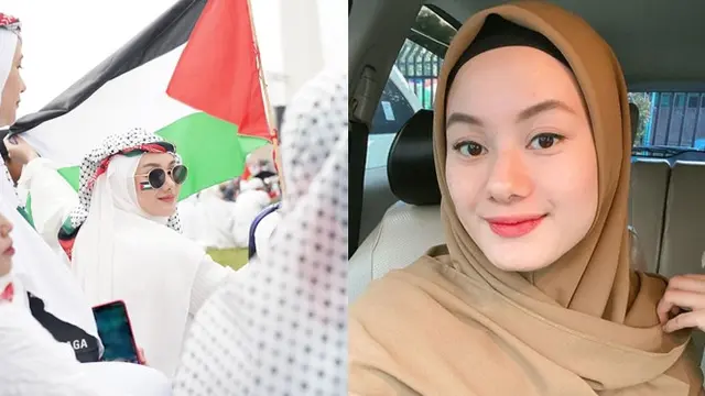 Potret Berhijab 6 Seleb yang Turun ke Jalan Bela Palestina Ini Banjir Pujian