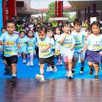 Melihat lucu dan menggemaskannya peserta&nbsp;Baby Shark Dash Run 2025/copyright istimewa