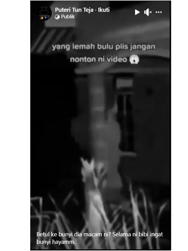 Cerita Wanita Dengar Suara Pocong saat Rekam Penampakannya, Mirip Ayam Berkokok