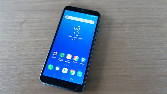 Tampak depan Zenfone Live L1. Liputan6.com/ Agustinus Mario Damar