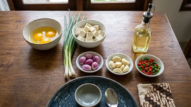 Resep omelet tahu (AI Generated)