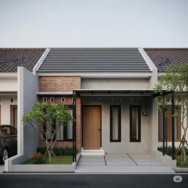 6 Desain Rumah Sederhana Tapi Nyaman Untuk Gaji UMR, Modelnya Modern dan Indah
