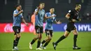 <p>Uruguay tidak mau menyerah begitu saja. Namun, pasukan Marcelo Carlo Broli hanya bisa mencetak satu balasan lagi melalui Matias Abaldo. (AP Photo/Gustavo Garello)</p>