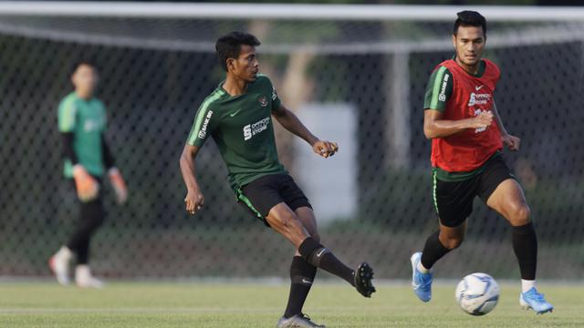 Latihan Timnas Indonesia U-22
