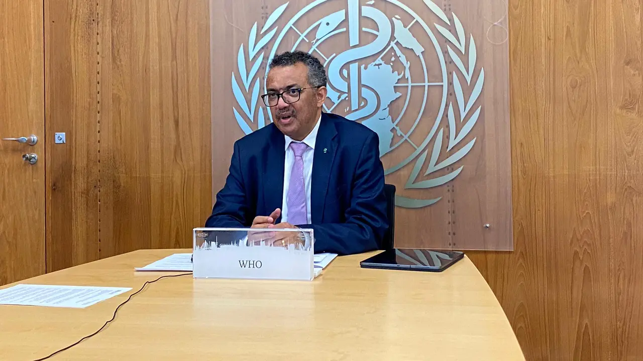 Dirjen WHO Dr. Tedros Adhanom Ghebreyesus.