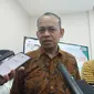 Direktur Jenderal Perumahan Kementerian PUPR Iwan Suprijanto dalam diskusi memperingati Hari Perumahan Nasional ke-XV Tahun 2023, Jumat (25/8/2023). (Arief/Liputan6.com)