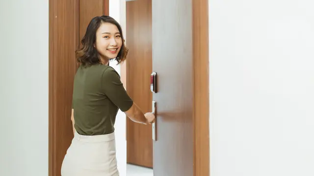 Ilustrasi tinggal di apartemen.