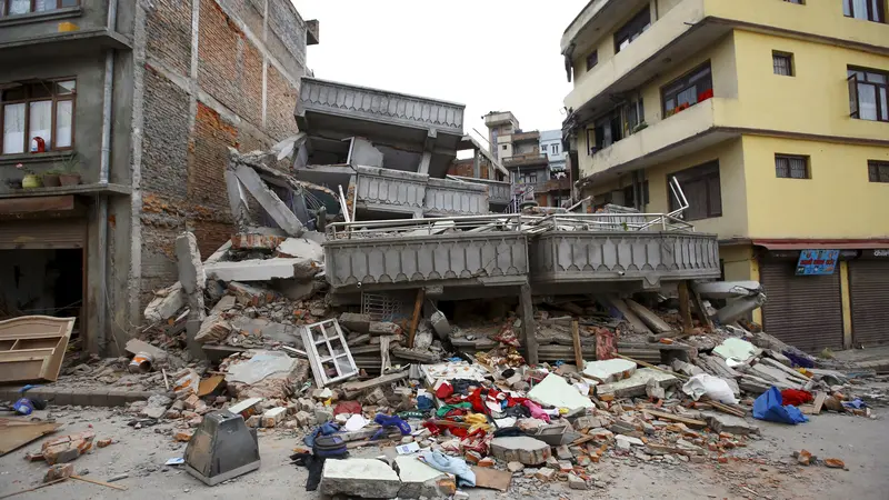 Gempa di Nepal.