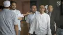 Politisi PAN, Hanafi Rais, Drajad Wibowo dan Saleh Partaunan Daulay mendatangi KPK, Senin (6/5). Amien Rais mengutus politisi PAN untuk menjelaskan uang Rp600 juta di kasus korupsi pengadaan alkes yang menjerat Siti Fadilah. (Liputan6.com/Faizal Fanani)