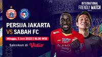 Link Live Streaming Persija Vs Sabah FC di Vidio Sore Ini, Saksikan Gratis!. (Sumber : dok. vidio.com)