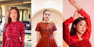 Inspirasi Dress Merah untuk Perayaan Imlek. [Instagram]