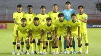 Timnas Malaysia U-19 mencetak 17 gol dan membuat mereka menjadi tim dengan produktivitas tertinggi di fase grup Piala AFF U-19 2024. (Bola.com/Aditya Wany)