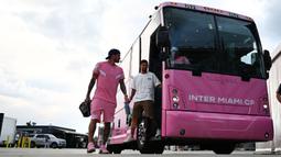 Messi ternyata masih mengalami cedera otot ringan yang dideitanya sejak laga fase grup kontra Necaxa pada 2 Agustus lalu. (AFP/Chandan Khanna)