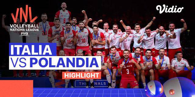 VIDEO: Polandia Raih Peringkat Ketiga Volleyball Nations League 2022 Putra Usai Kalahkan Italia 3-0