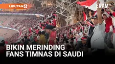 Timnas Indonesia menghadapi Arab Saudi pada laga pertama Grup B Putaran Keempat Kualifikasi Piala Dunia 2026 zona Asia di Stadion King Abdullah, Jeddah, Arab Saudi, Kamis (9/10). Ratusan suporter Timnas memadati stadion.