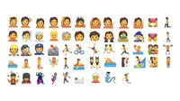 Google rilis 53 emoji gender 'ambigu', tidak representasikan pria atau wanita. Sumber: Gizmodo