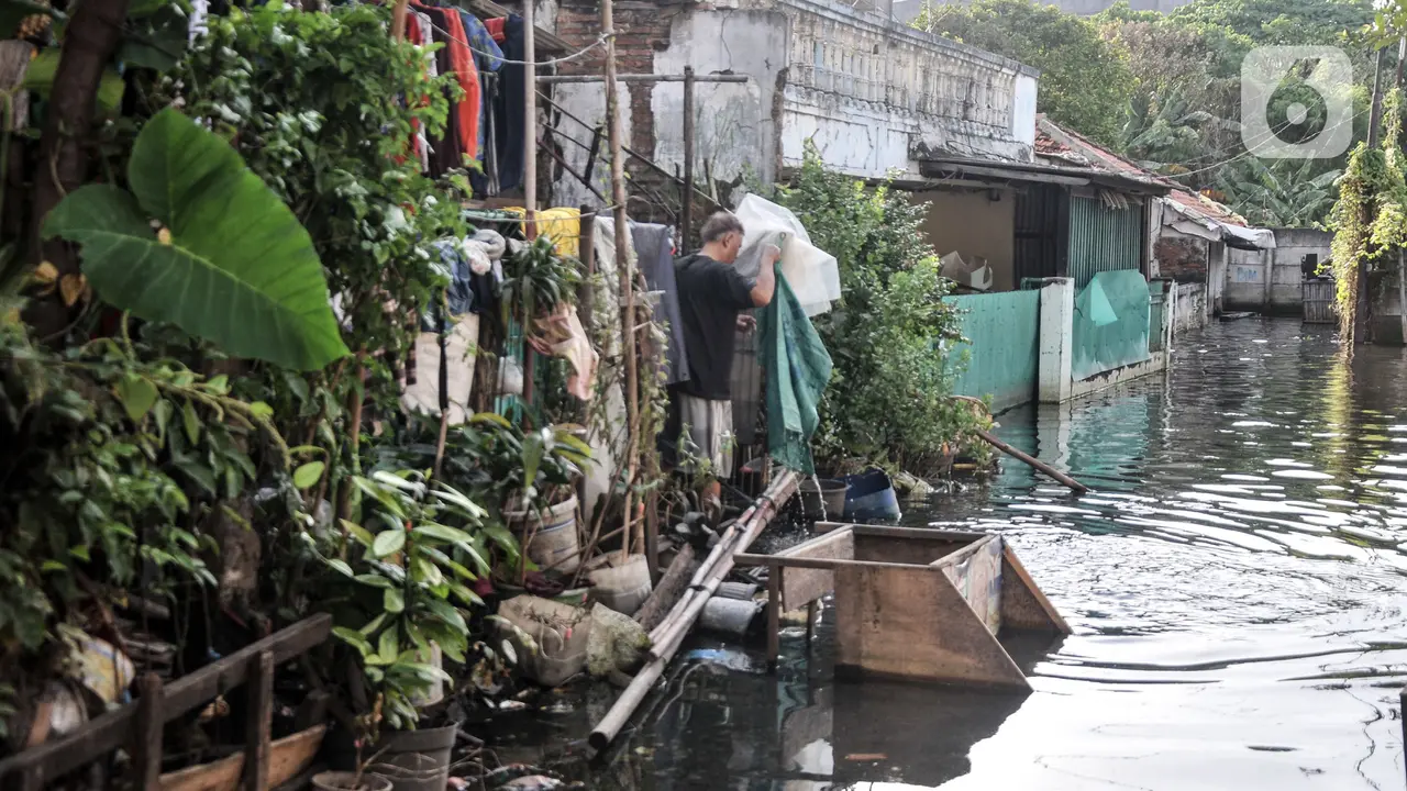 Puluhan Rumah di Gang Cue Bekasi 5 Bulan Terendam Banjir