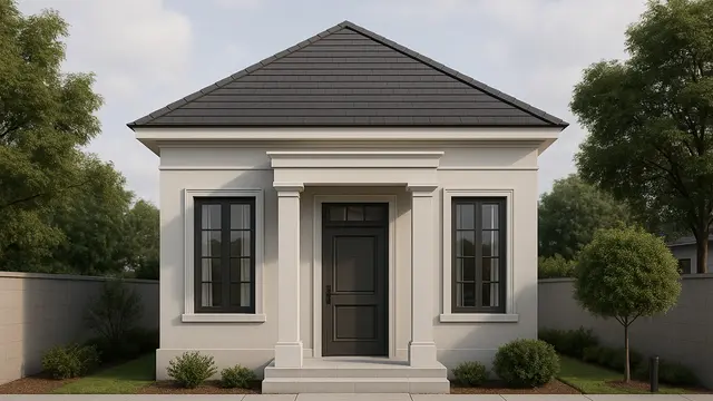 7 Desain Rumah Sederhana 9x9 Gaya Klasik Modern, Solusi Hunian Menawan di Lahan Terbatas