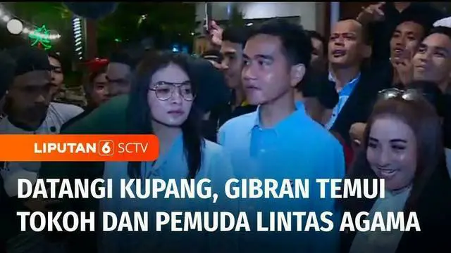 VIDEO: Cawapres Gibran Berkunjung ke Kupang Temui Tokoh Agama dan Pemuda Lintas Agama