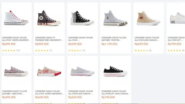 [FIMELA] Converse Luncurkan Edisi Spesial Love Fearlessly, Mana Favoritmu?