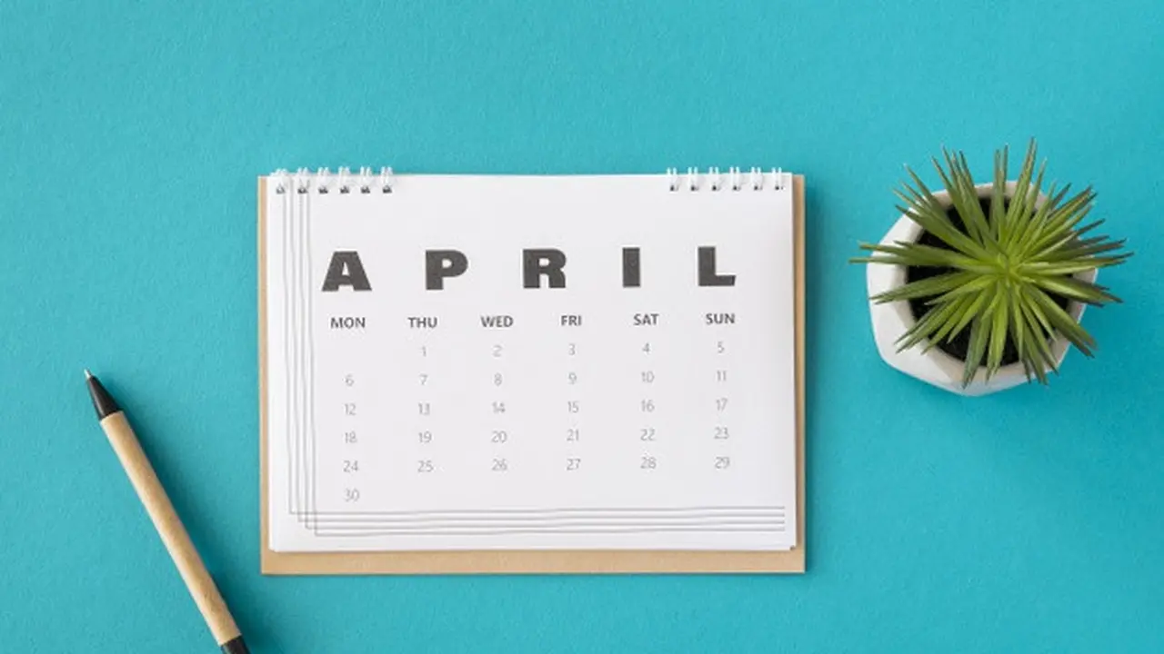 Ilustrasi kata-kata keren, bulan April